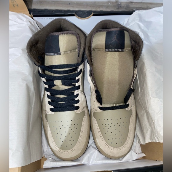 Nike Air Jordan 1 Mid “Khaki Black” - Picture 3 of 4
